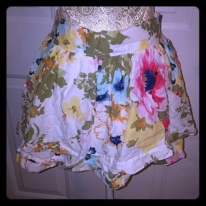 Abercrombie &Fitch floral mini skirt